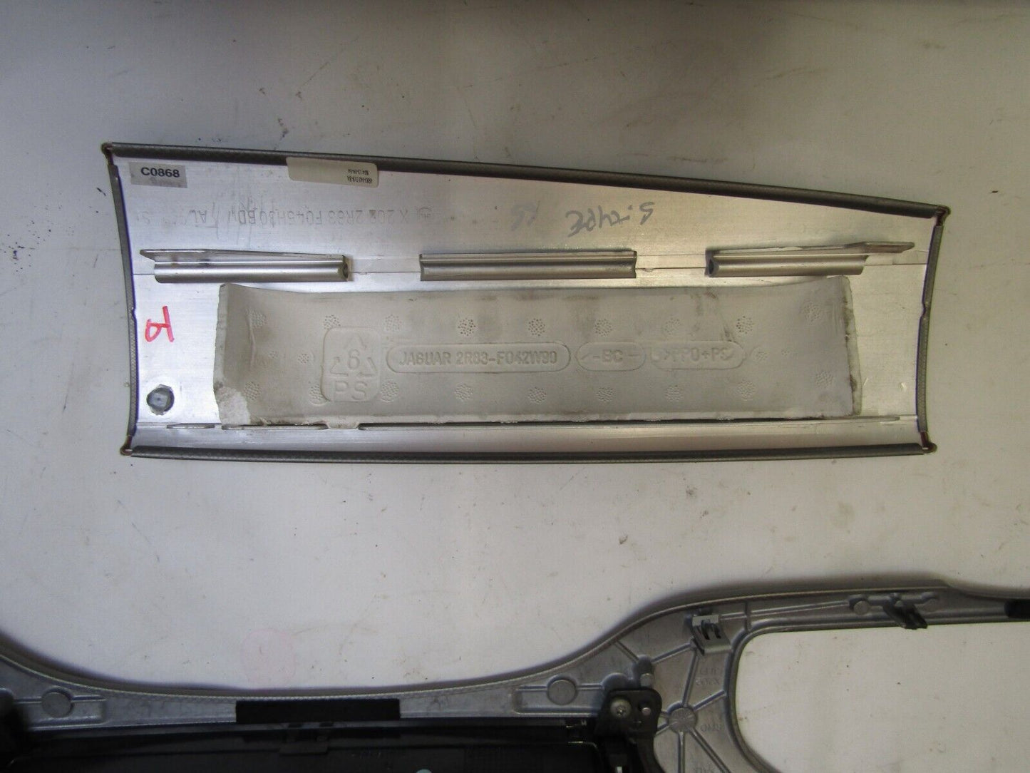 JAGUAR S TYPE DASHBOARD/ VENT SILVER SURROUND KIT