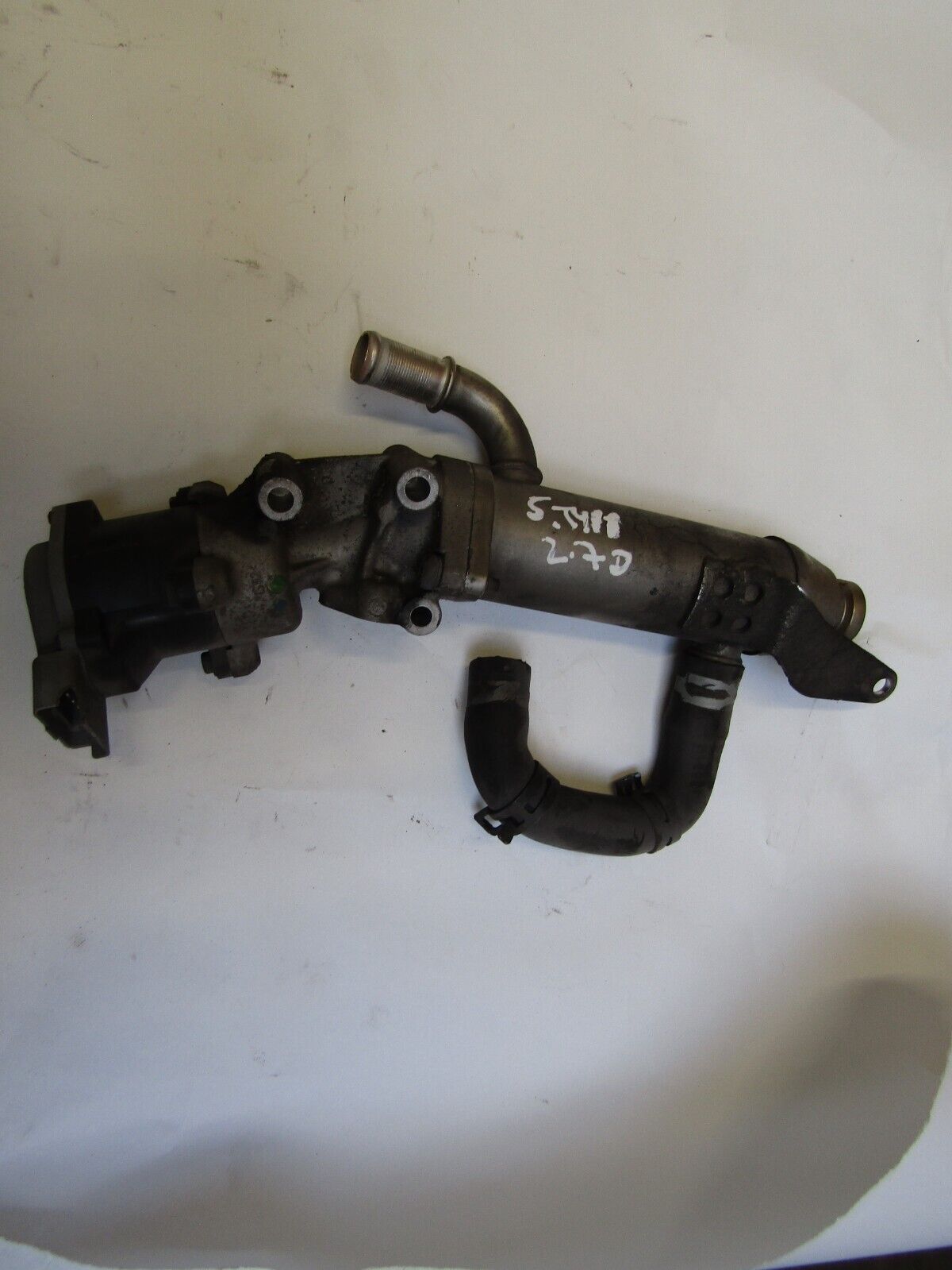 JAGUAR S TYPE 2.7 D V6 EGR VALVE WITH COOLER LEFT SIDE 4R8Q-9Y493-AG