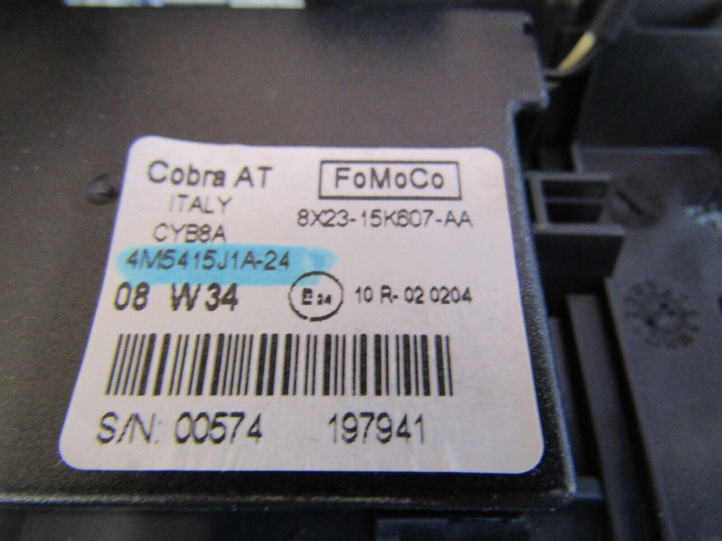 JAGUAR XF X250 ROOF READING COMFORT LIGHT PANEL SILVER-GREY