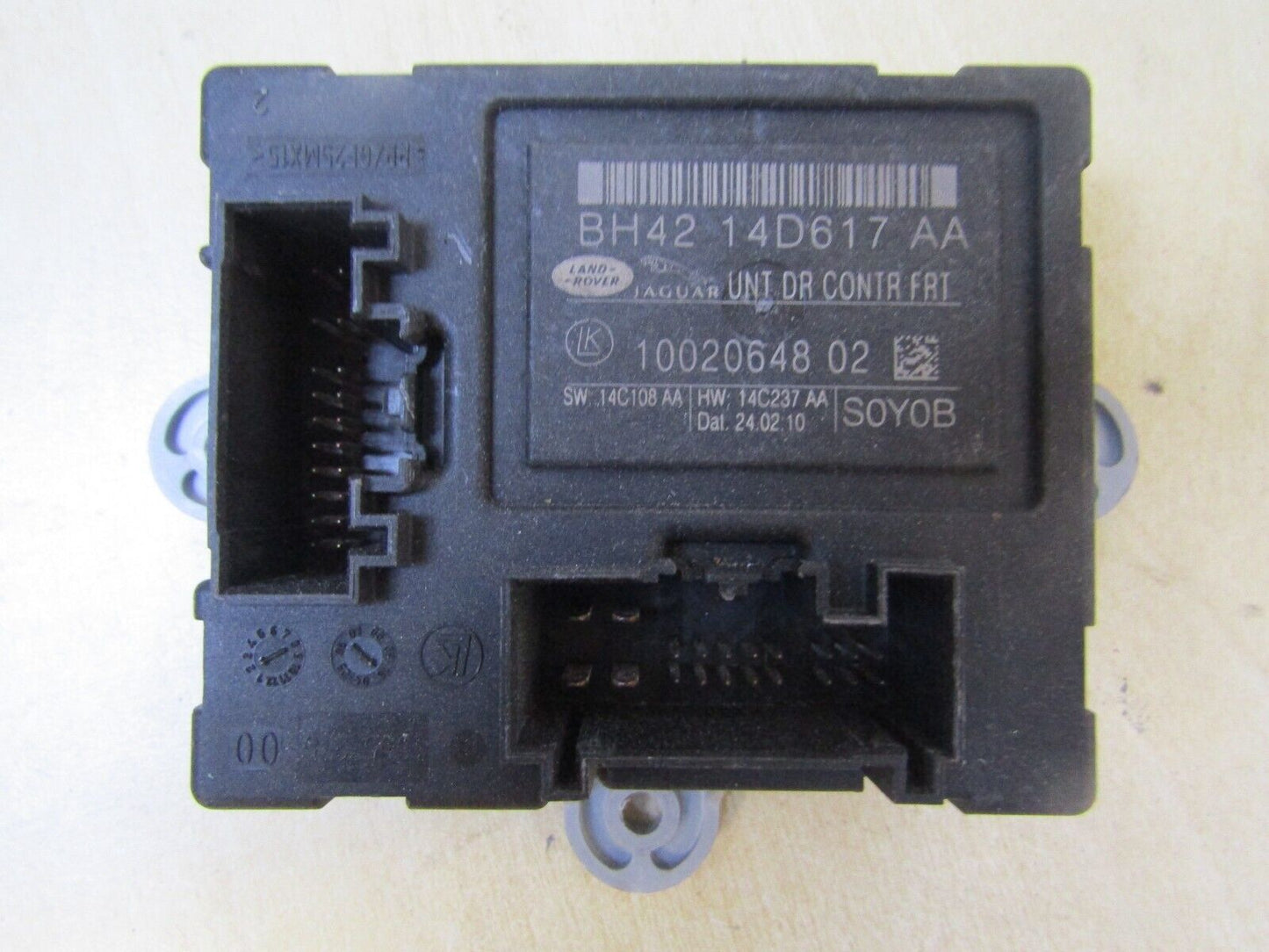 JAGUAR XF X250 DOOR CONTROL MODULE BH42-14D617-AA N/S/F PASSENGER FRONT