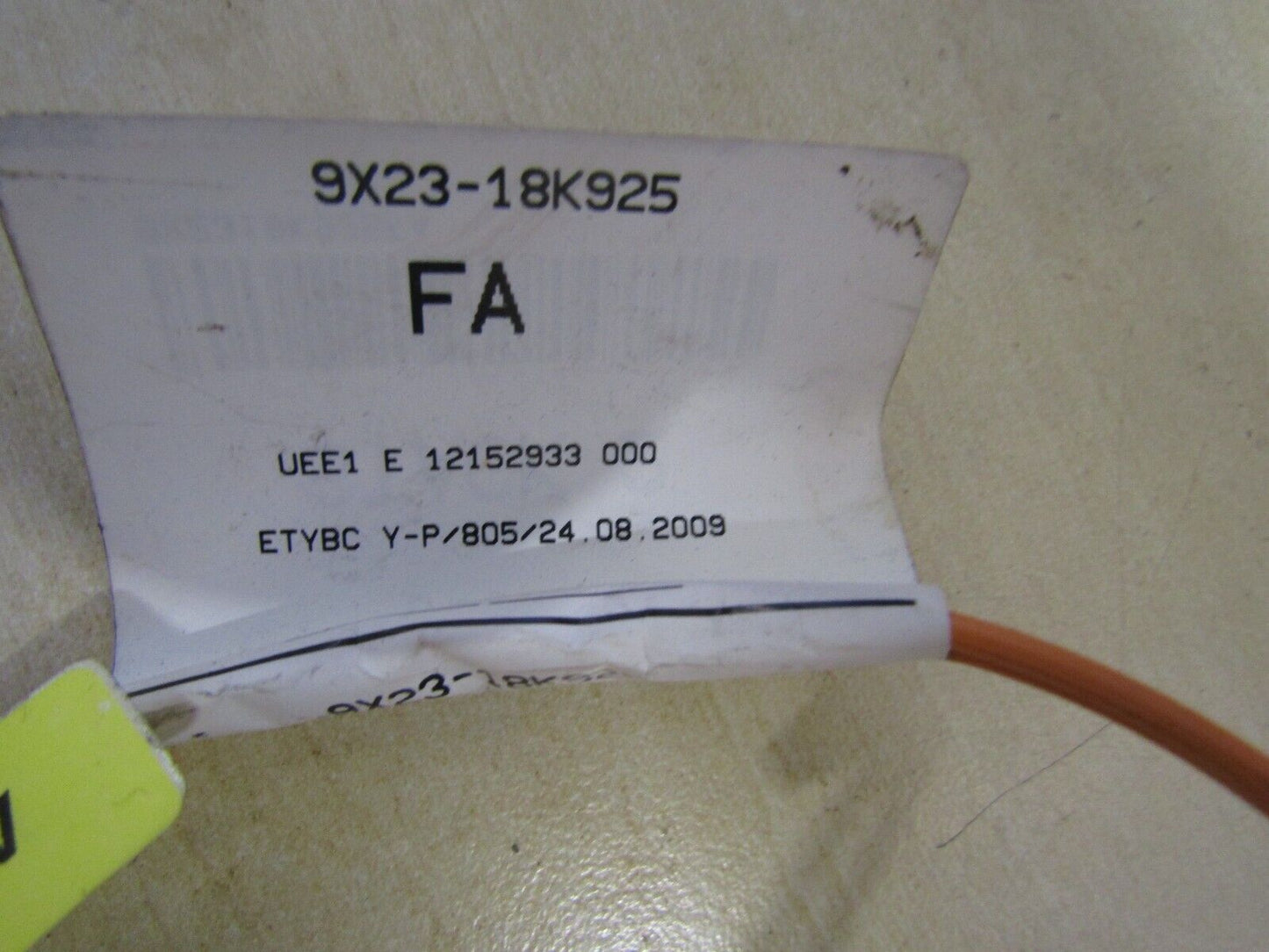 Jaguar XF XFR BOOT HARNESS LINK LEAD 9X23-18K925-FA