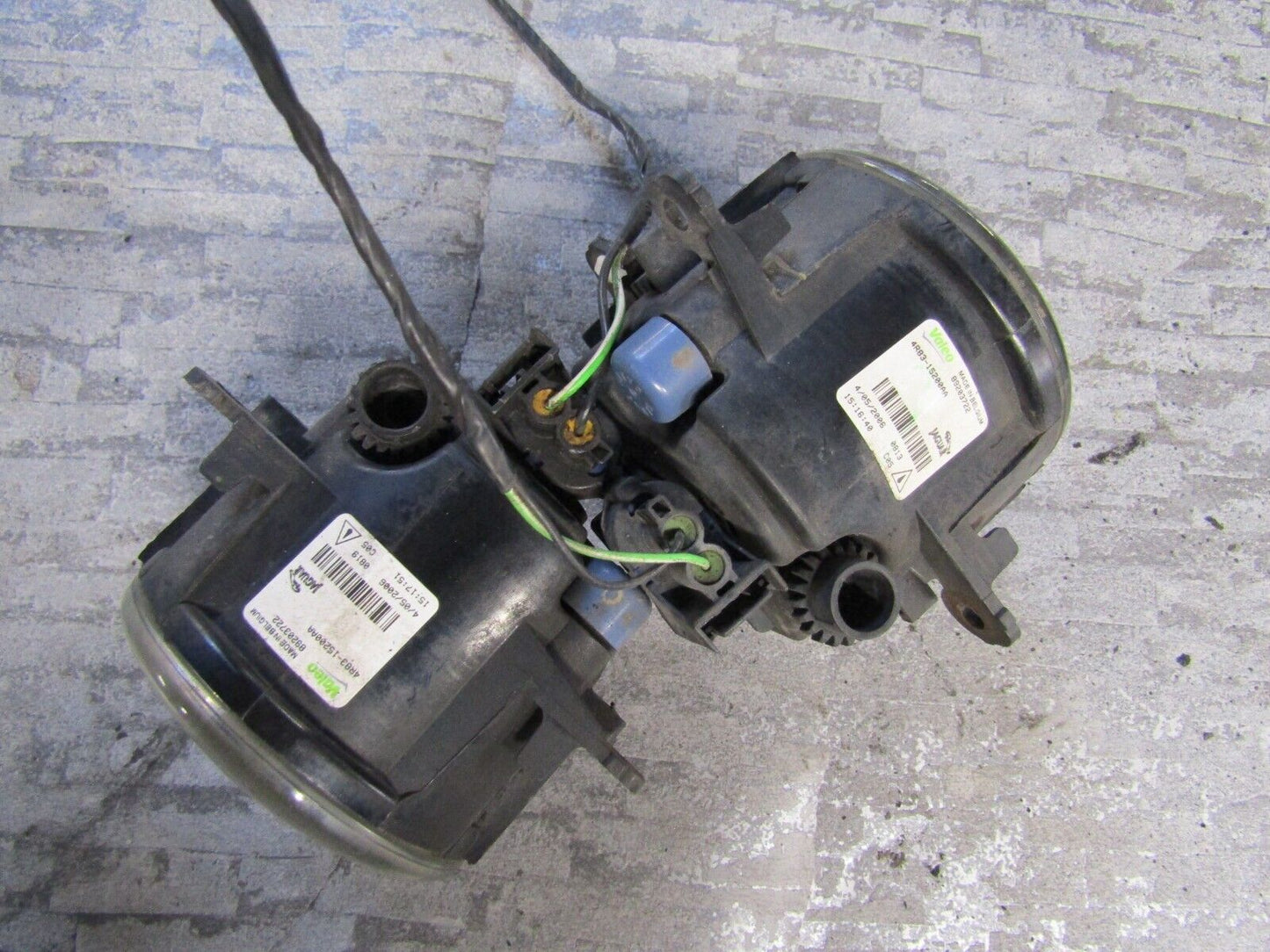 JAGUAR X-TYPE FRONT BUMPER FOG LIGHT LAMP LEFT /RIGHT PAIR 4R83-15200AA