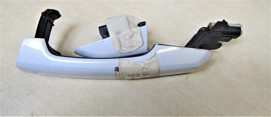 JAGUAR XF X260 NEAR SIDE FRONT PASSENGER OUTER DOOR HANDLE/BEZEL WHITE