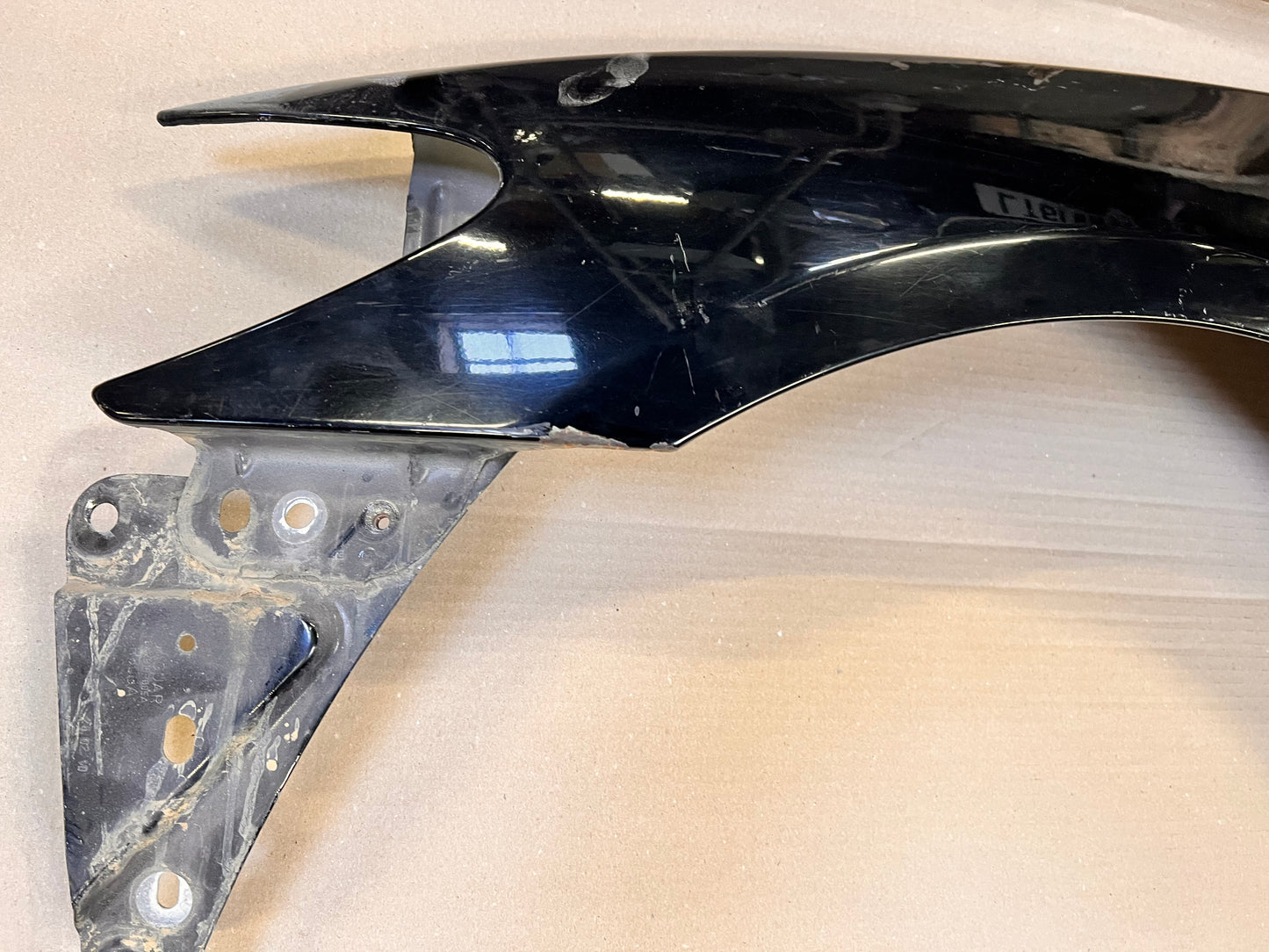 JAGUAR XF X250 PRE FACELIFT WING FRONT LEFT SIDE N/S/F BLACK(PEF)
