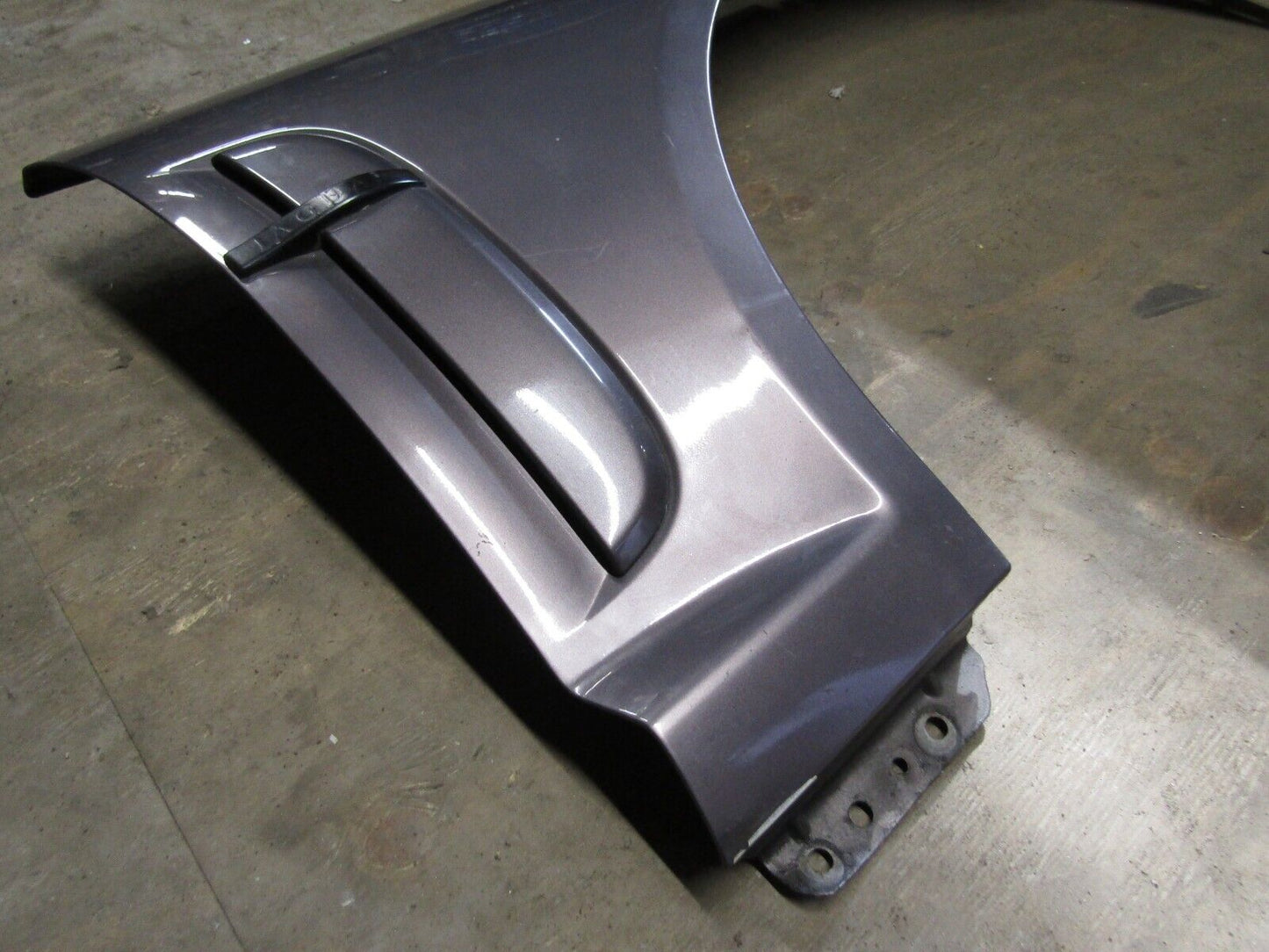 JAGUAR XF X250 PRE-FACELIFT WING FRONT RIGHT SIDE O/S/F PURPLE/SILVER