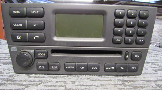 JAGUAR X TYPE Radio/CD/Stereo Head Unit 4X43-18B876-AF 2007 no code