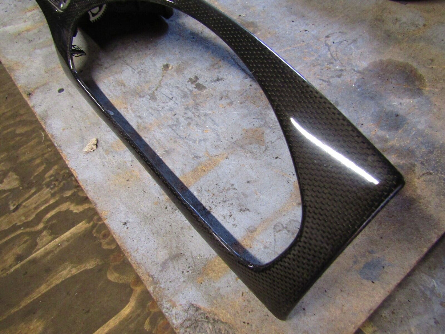 JAGUAR X TYPE X409 01-10 CARBON FIBRE DASHBOARD TRIM 1X43-F045H48