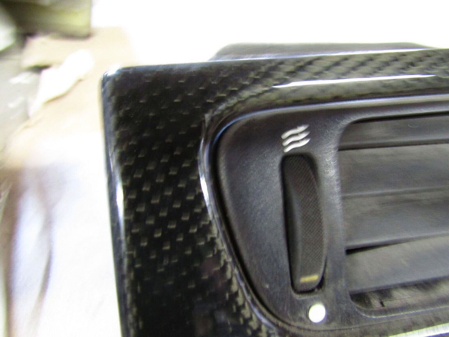 JAGUAR X TYPE X409 01-10 CARBON FIBRE DASHBOARD TRIM/VENTS 1X43-F045H48