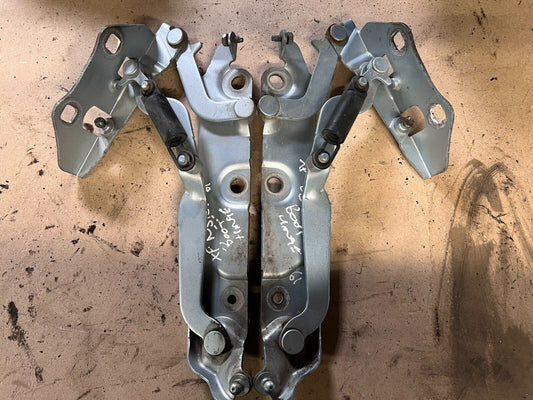 JAGUAR XF/XFR 2008-2015 BOOT LID HINGE PAIR (LIGHT BLUE/SILVER)