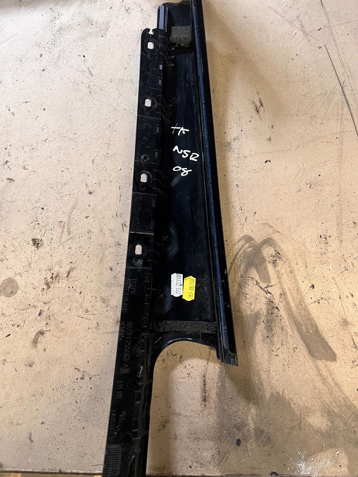 Jaguar XF B Pillar Trim 07-12 Passenger N/S REAR 8X23F255A63AD