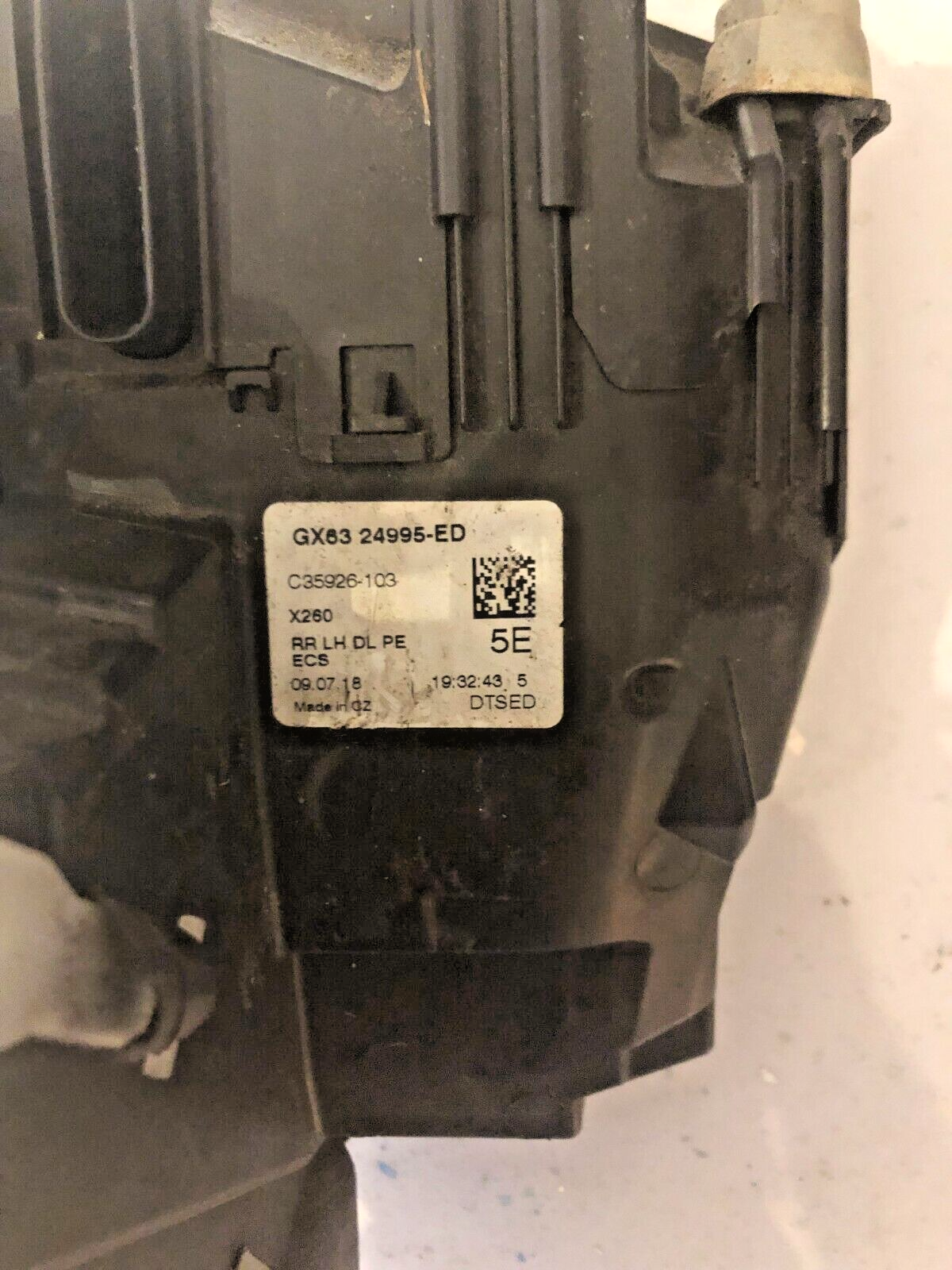 JAGUAR XF X260 PASSENGER N/S/F DOOR LOCK MECH GX63-24995-ED