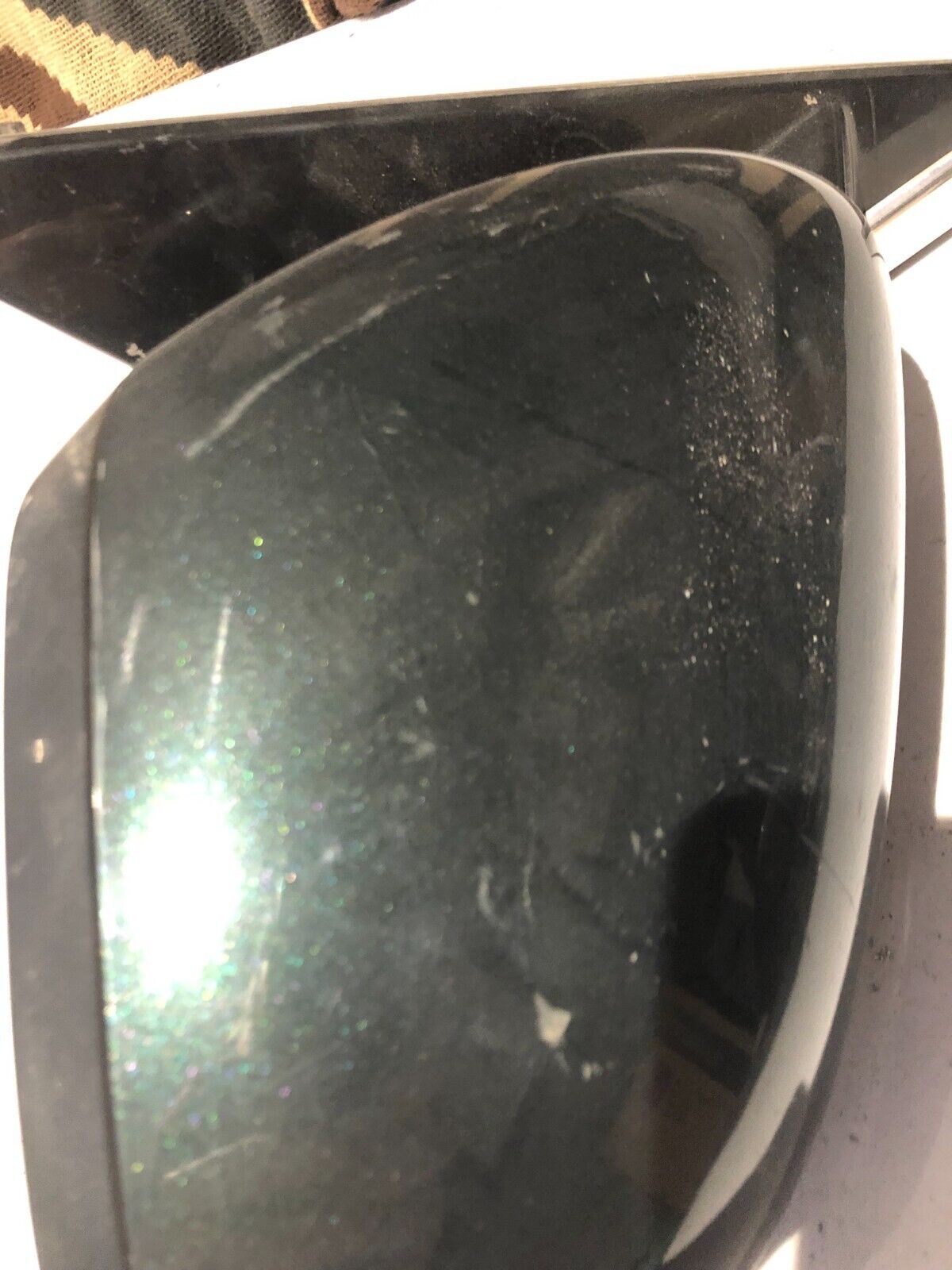 Jaguar XF X250 FACELIFT DRIVERS O/S DOOR WING MIRROR 16 WIRES GREEN