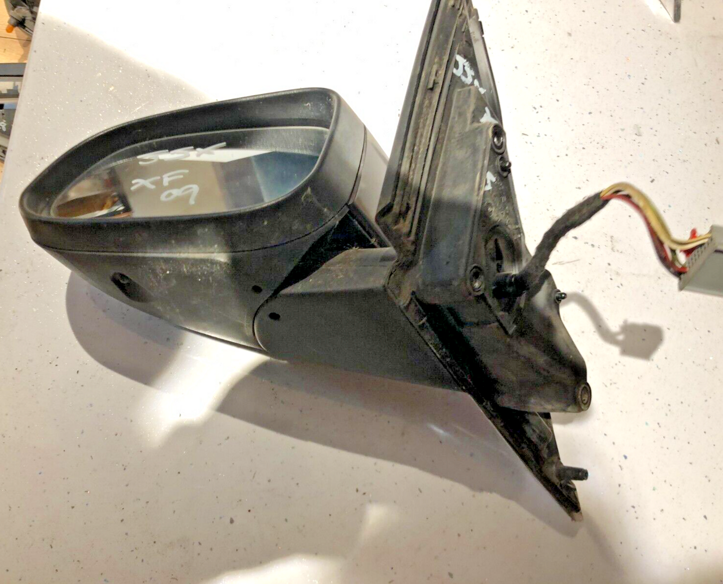 Jaguar XF X250 PASSENGER N/S DOOR WING MIRROR 8 WIRES PURPLE (JJX)