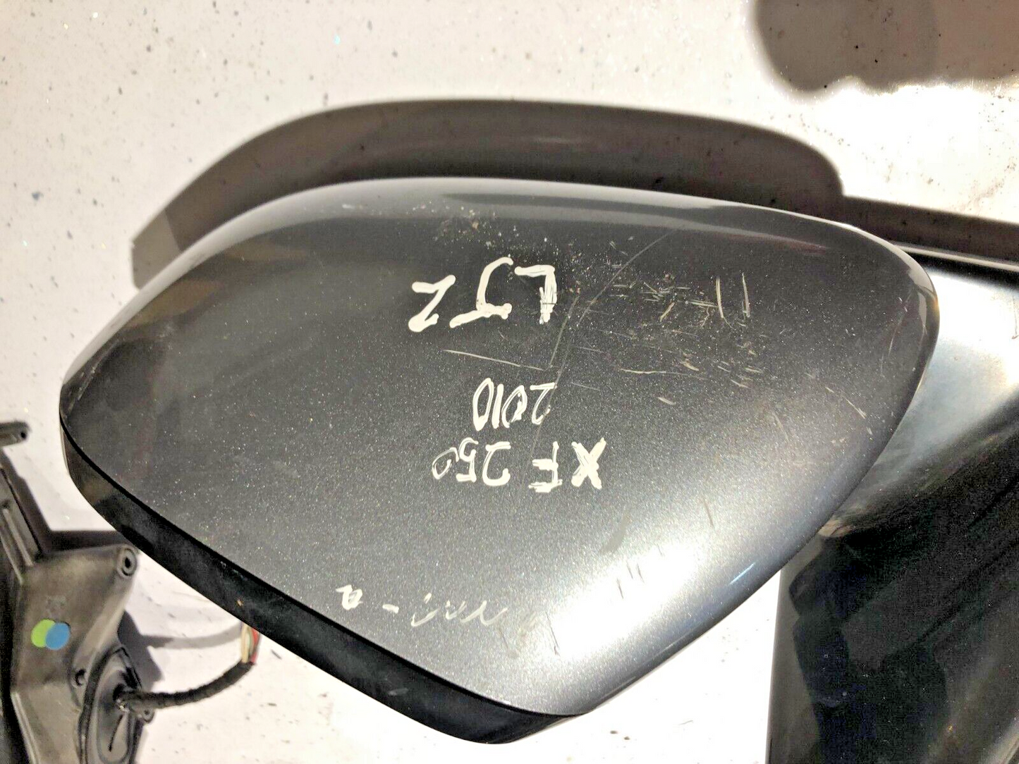 JAGUAR XF X250 PASSENGERS N/S DOOR WING MIRROR WITH HOUSING FACELIFT 8 WIRES