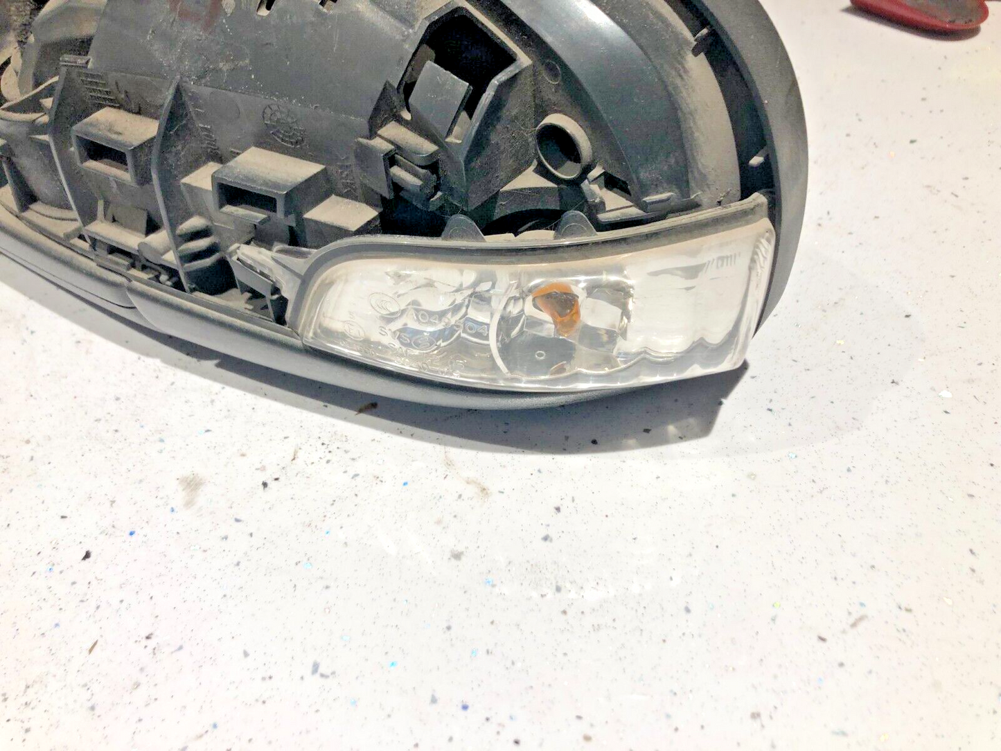 JAGUAR XF X250 Passenger N/S Wing Mirror POWERFOLD, PUDDLE LIGHT 16 WIRES