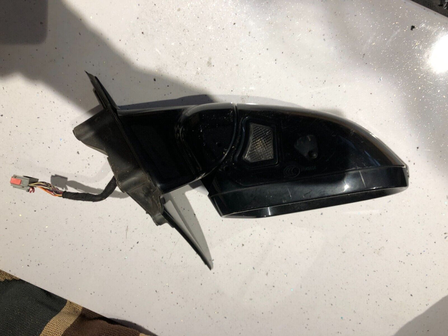 JAGUAR XF X250 PASSENGER DOOR WING MIRROR 16 WIRE PUDDLE LIGHT POWERFOLD FACELIFT