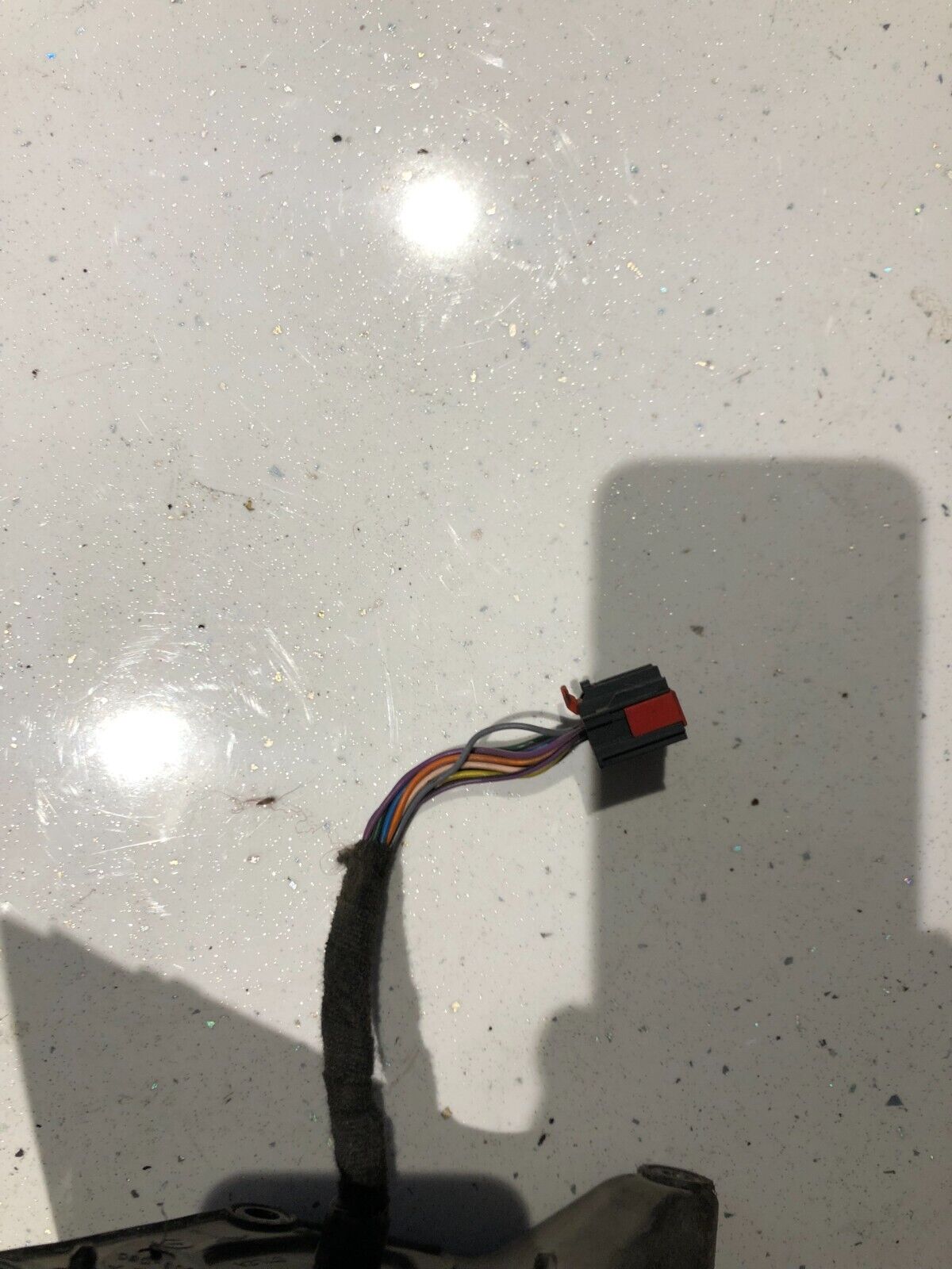 JAGUAR XF X250 DRIVERS O/S DOOR WING MIRROR 14 WIRE PUDDLE LIGHT (2008-2011)