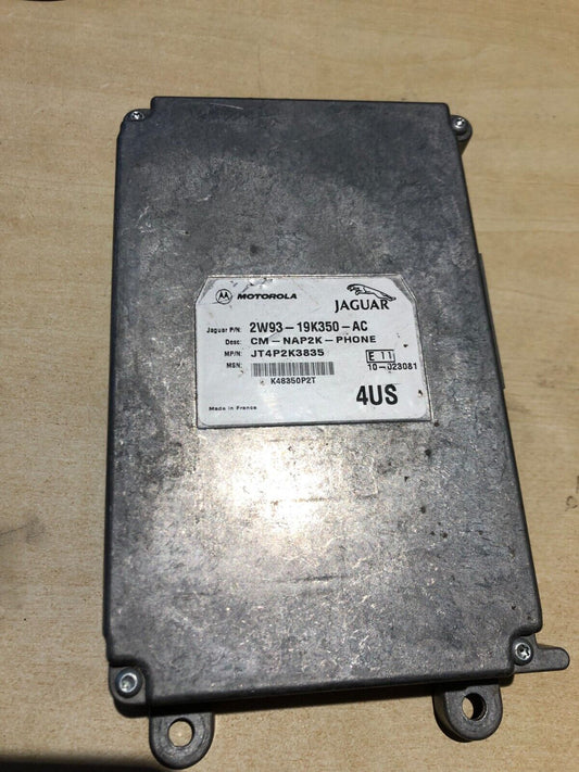 JAGUAR XJ/X/S TYPE BLUETOOTH PHONE CONTROL MODULE 2W93-19K350-AC 2003 - 2007