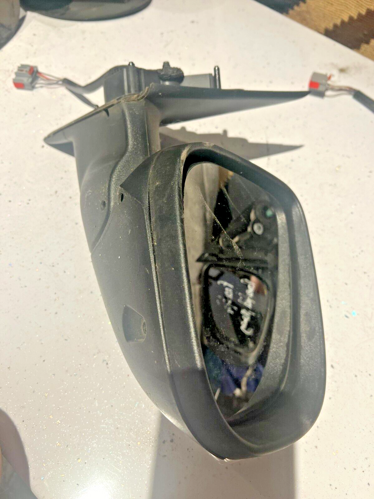 JAGUAR X-TYPE DRIVERS O/S DOOR WING MIRROR POWERFOLD -5 WIRE FACELIFT