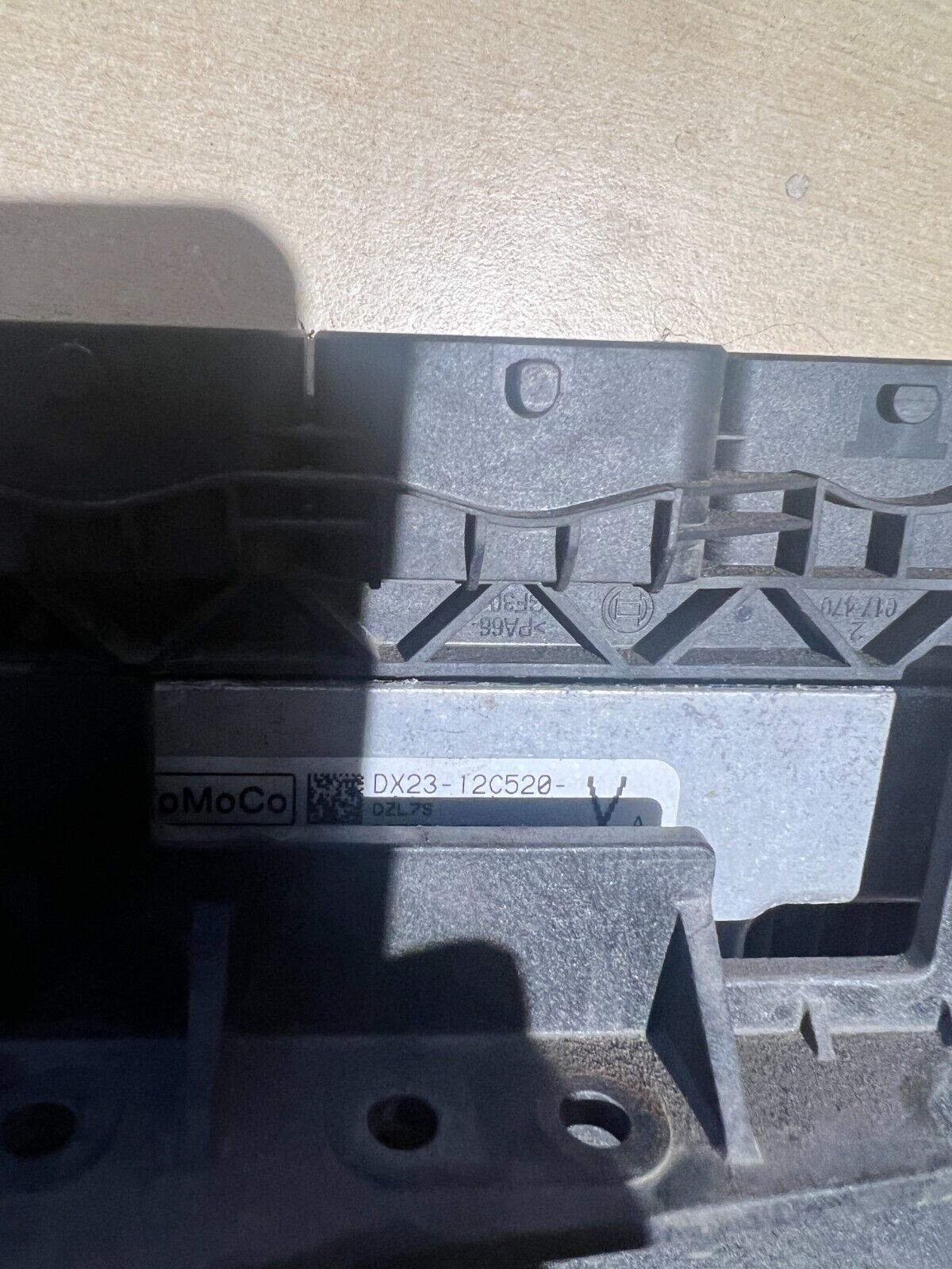 JAGUAR XF X250 ENGINE CONTROL MODULE ECU 2.2 DIESEL DX23-12C520-VA 2012 - 2015
