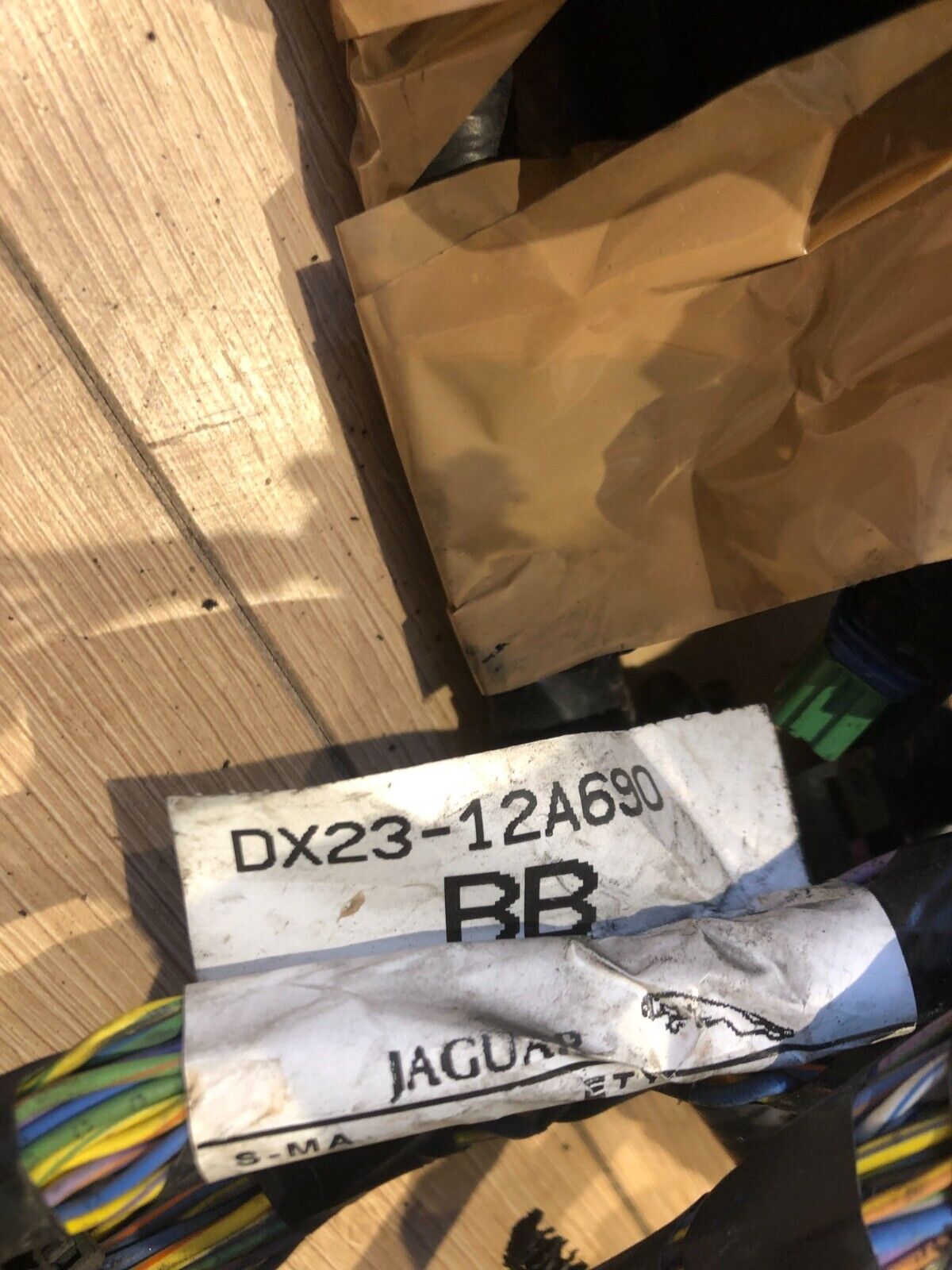 JAGUAR XF 2.2d 2012-2014 ENGINE WIRING LOOM HARNESS DX23-12A690-BB