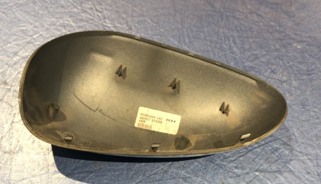 JAGUAR X TYPE DRIVER DOOR WING MIRROR COVER SILVER