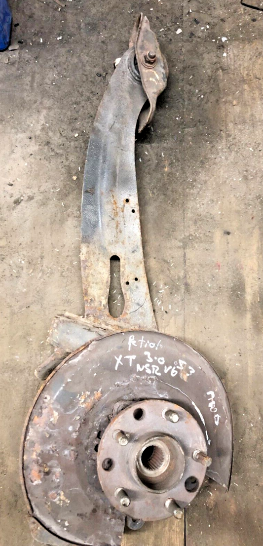 JAGUAR X-TYPE N/S PASSENGERS PETROL REAR TRAILING CARRIER HUB ARM 2001-2007