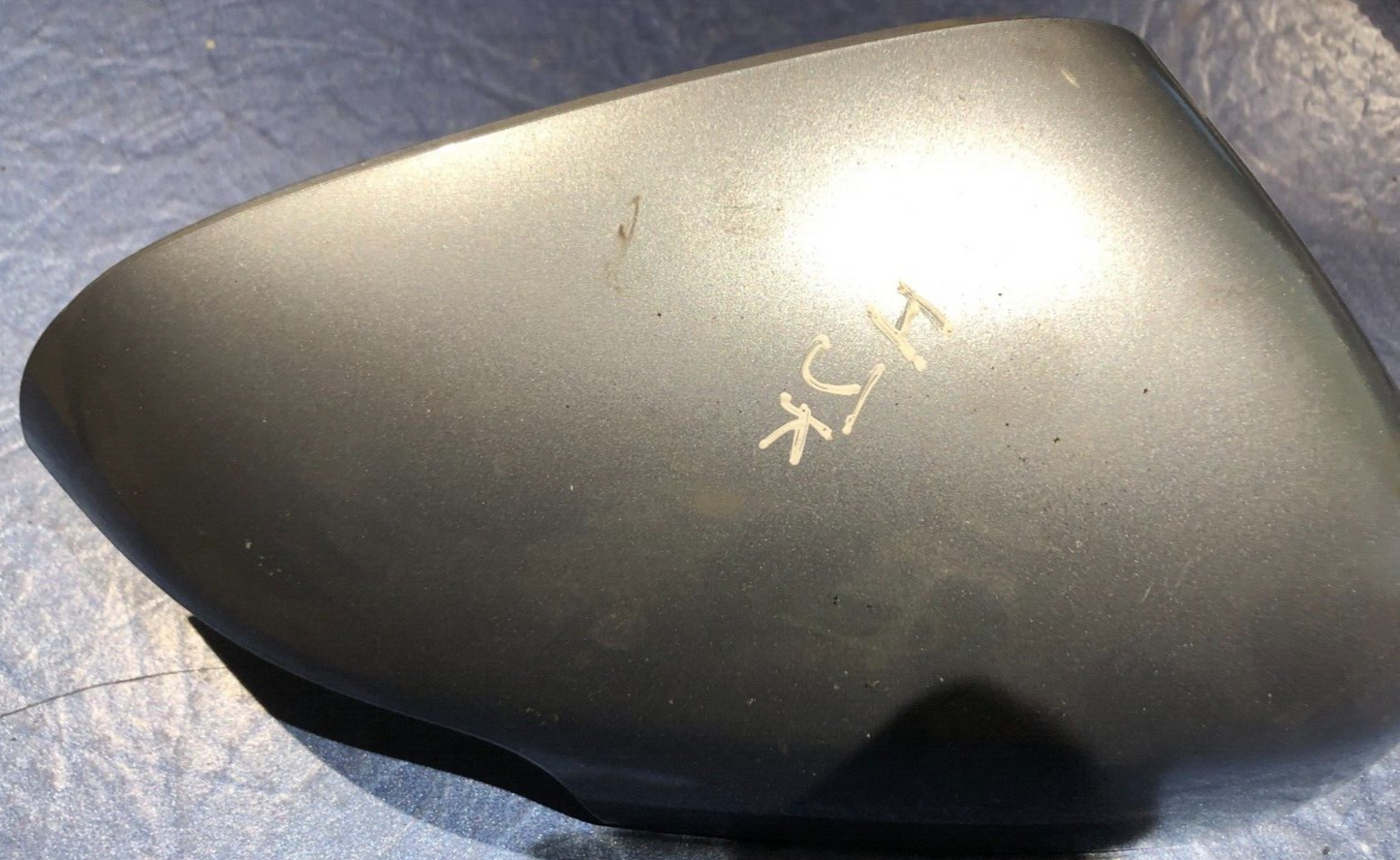 JAGUAR X DRIVERS O/S DOOR WING MIRROR COVER/HOUSING SILVER JKH