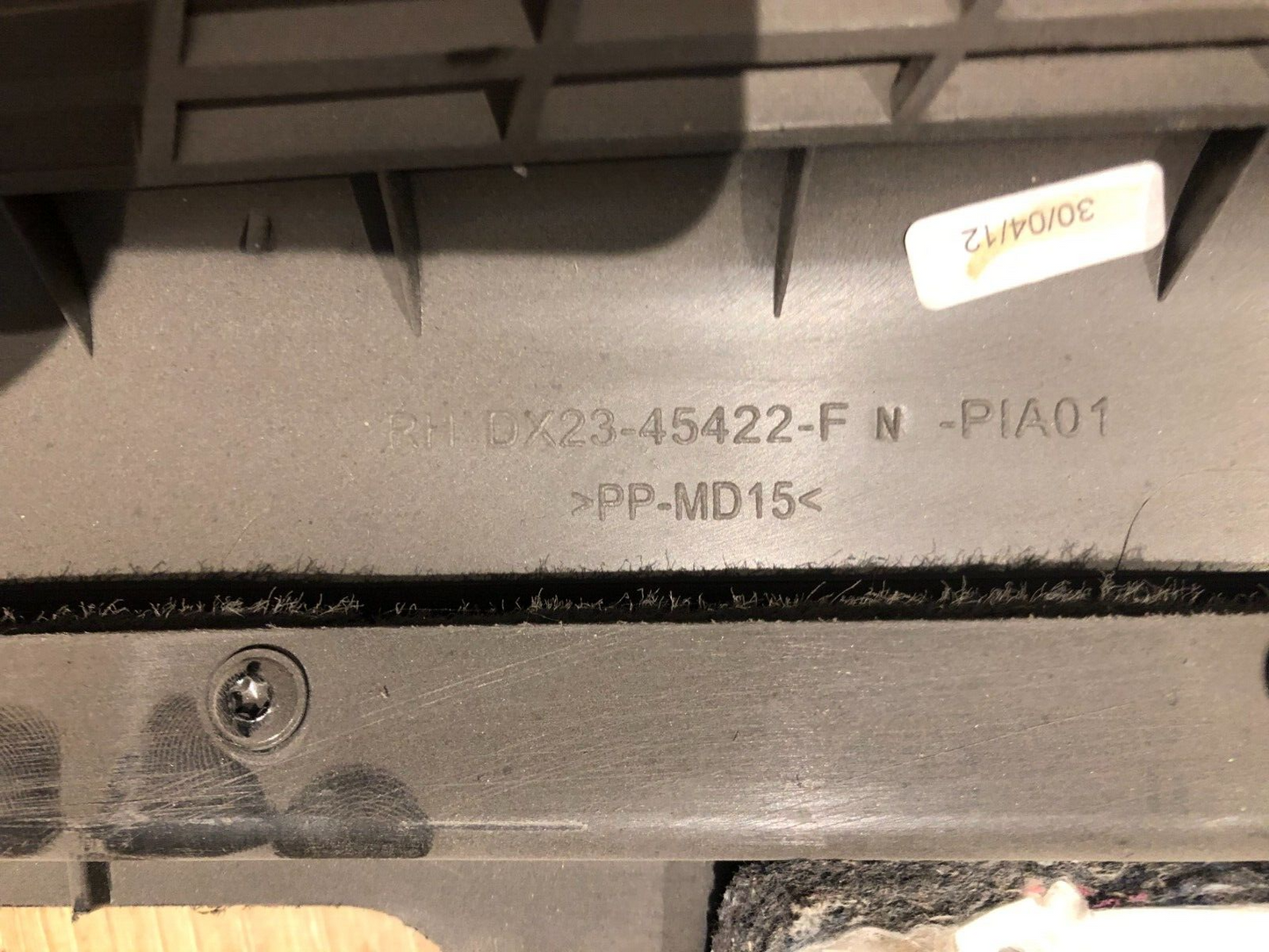 JAGUAR XF X250 SPORTBRAKE ESTATE RIGHT QUARTER INNER BOOT TRIM DX23-45422F