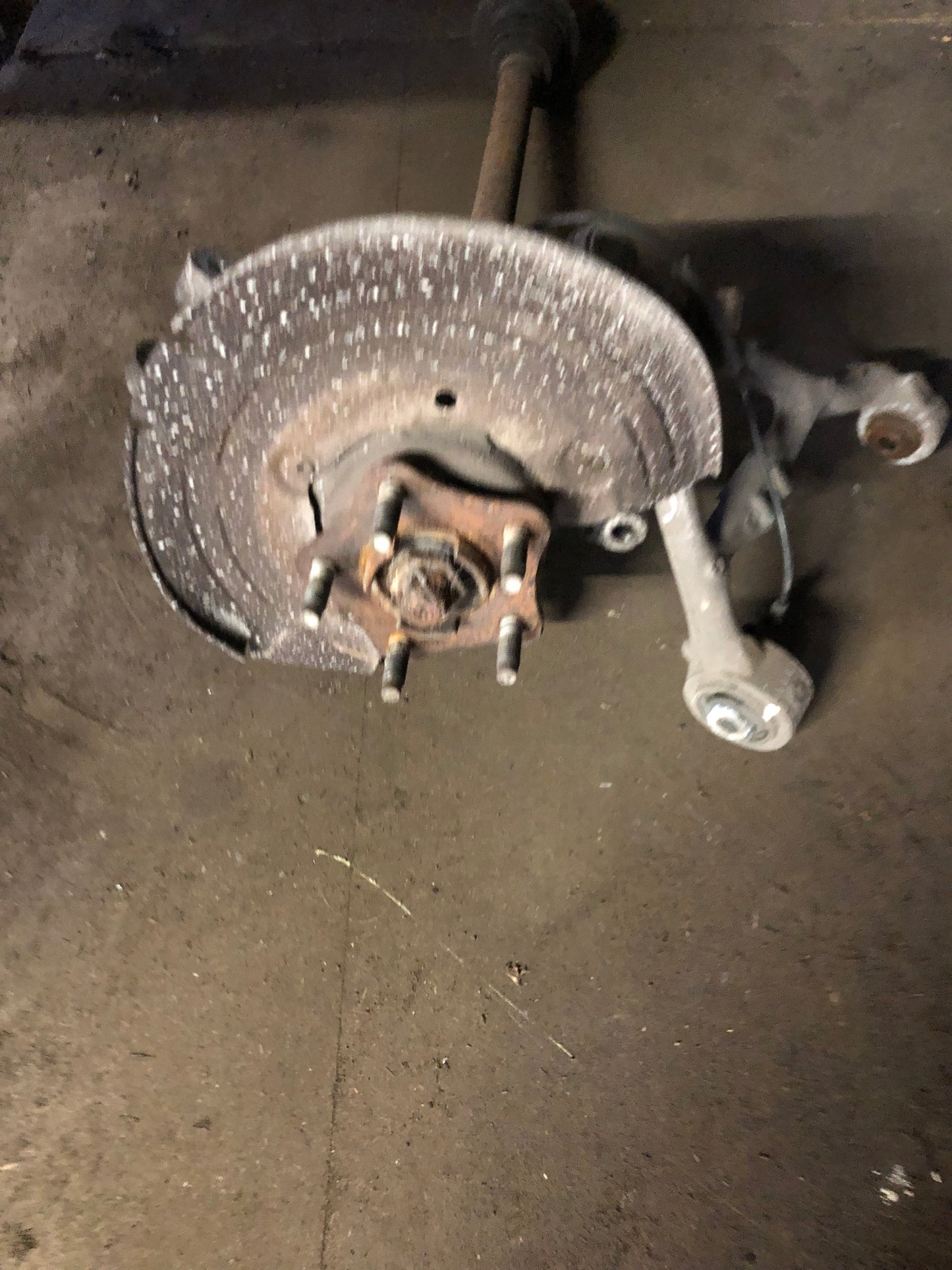 JAGUAR XF X250 2.7D DRIVERS RIGHT REAR HUB WHEEL BEARING & DRIVEHAFT ASSEMBLY