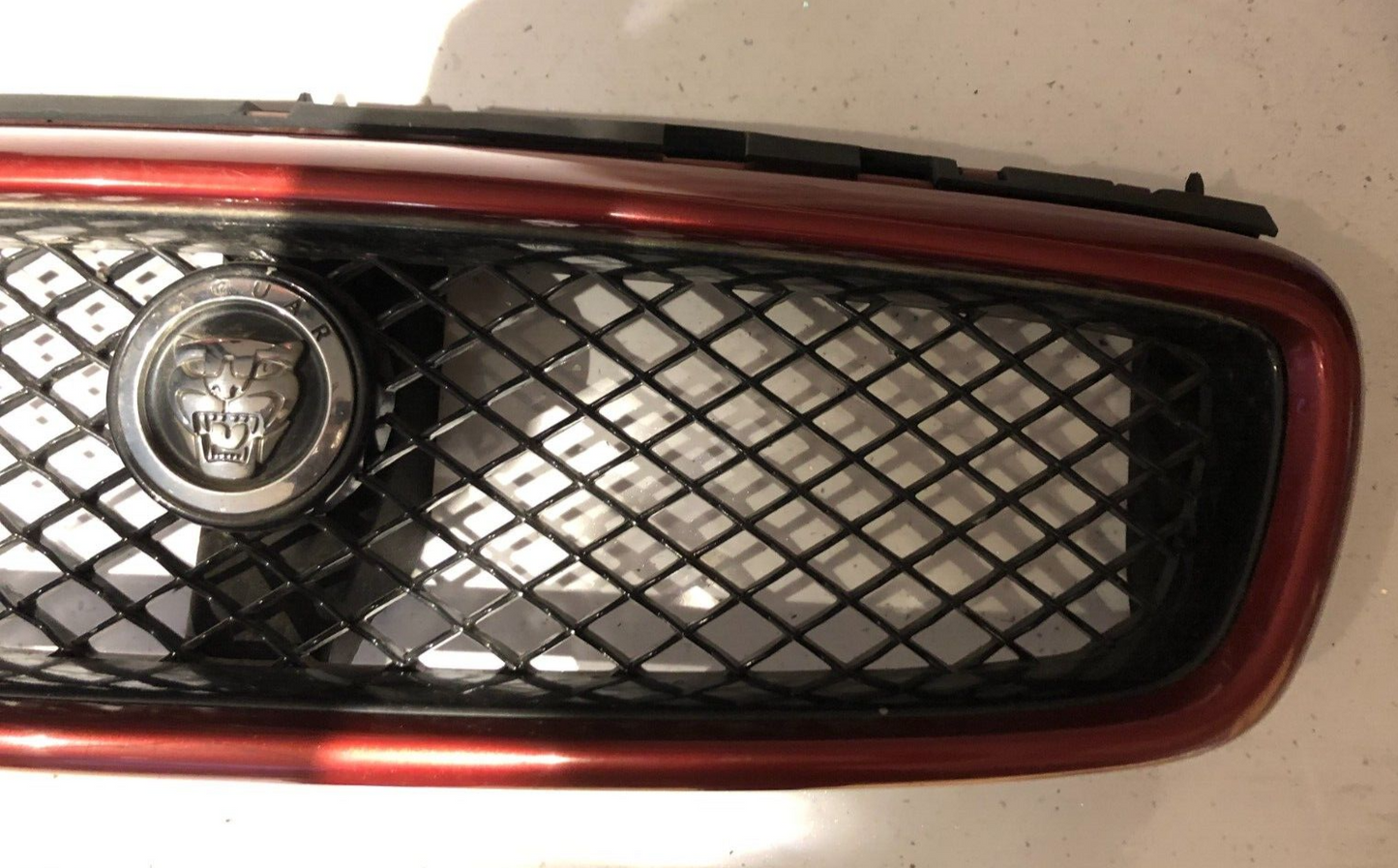 Jaguar X-Type 2001-2010 Radiator Facelift Mesh Grill/Grille( Red)
