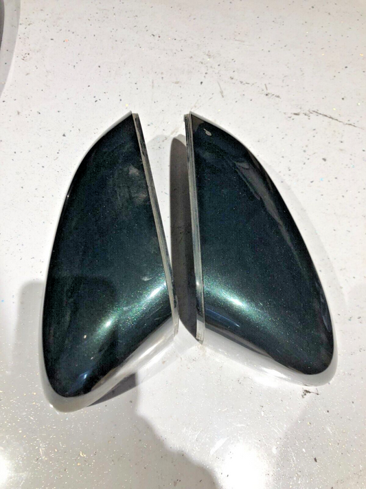JAGUAR XF X250 DOOR WING MIRROR COVER HOUSING PAIR (HHN)2008-2009