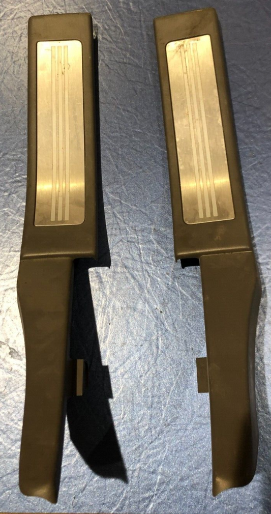 JAGUAR XF SILL ENTRY DOOR TRIM REAR PASSENGER SIDE grey pair