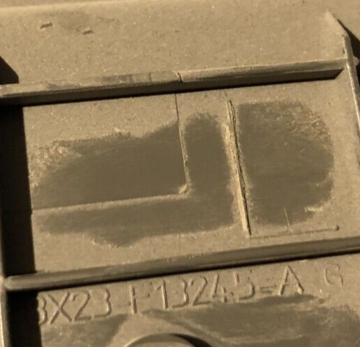 JAGUAR XF SILL ENTRY DOOR TRIM REAR PASSENGER SIDE grey pair