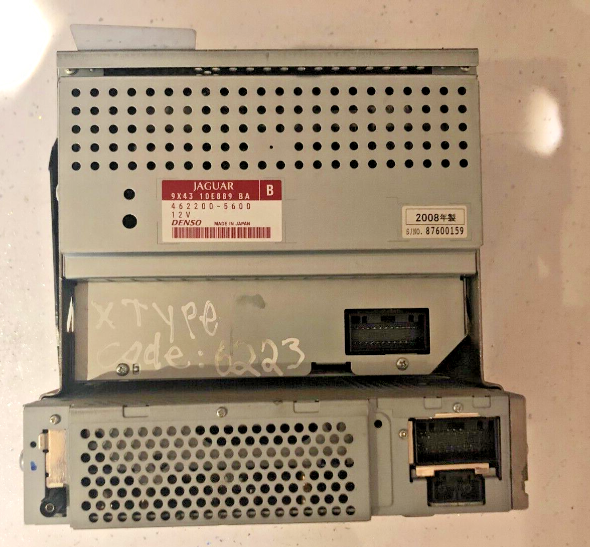 JAGUAR X-TYPE SAT NAV HEAD RADIO CD UNIT 9X3-10E889-BA
