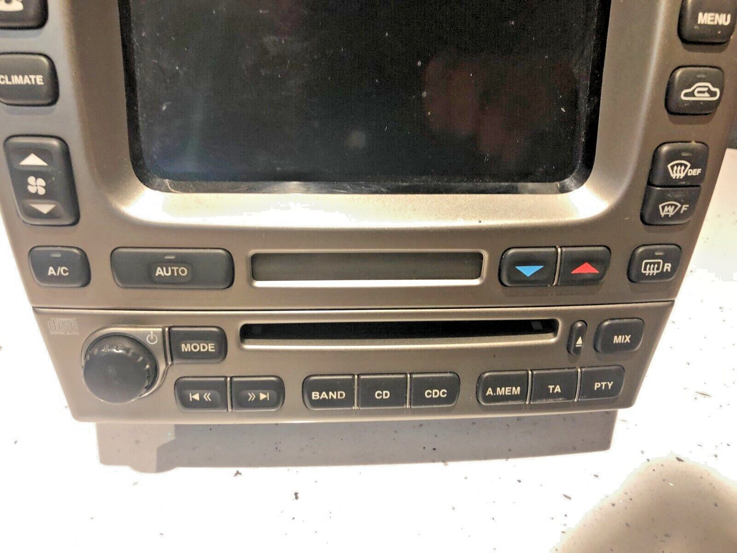 JAGUAR X-TYPE SAT NAV HEAD RADIO CD UNIT 9X3-10E889-BA