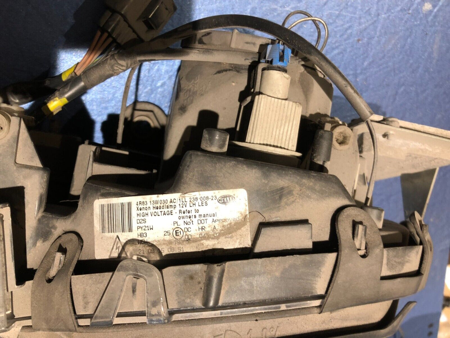 JAGUAR S-TYPE XENON LEFT PASSENGER HEADLIGHT/LAMP +NEW ABS ADJUSTERS