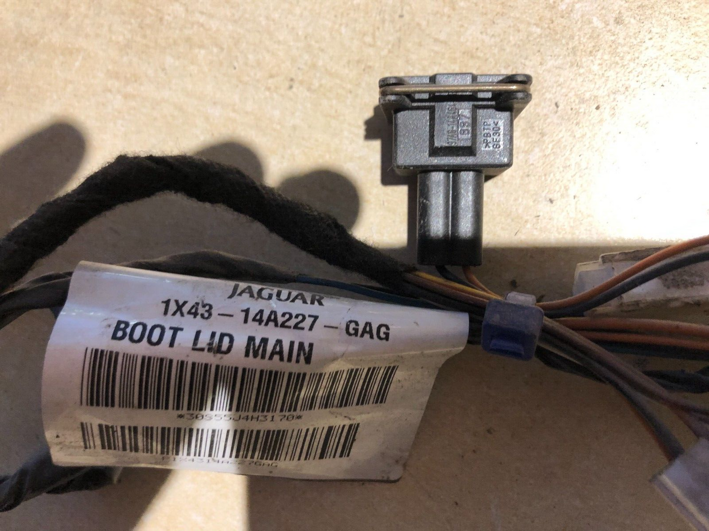Jaguar X-Type Saloon Main Boot Lid Wiring Harness 1X43-14A227 GAG