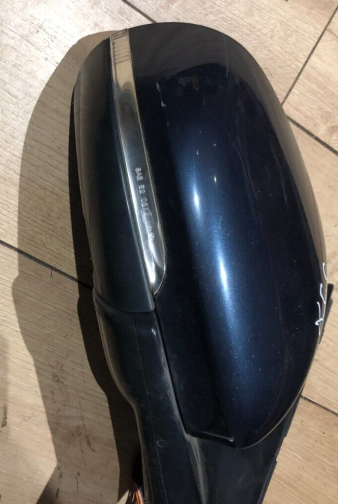 Jaguar XF X250 O/S DRIVERS DOOR WING MIRROR 14 WIRES DARK BLUE(JJX) FACELIFT