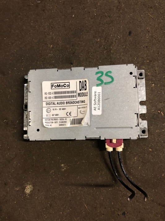 JAGUAR XJ XK XF 2007-09 DIGITAL AUDIO RECEIVER / DAB RADIO MODULE 6H52-19C032