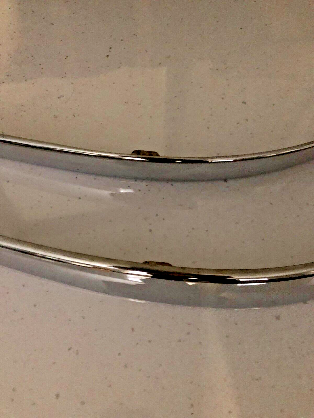 Jaguar X-Type Front Bumper Moulding Trim Chrome Pair 1X43-17B970-BA/17C753-BA