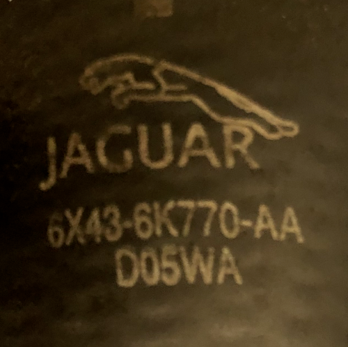 JAGUAR X-TYPE DIESEL 2003-2010 AIR CHARGE COOLING DUCT (EGR VALVE TO INTERCOOLER)