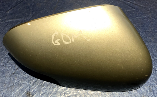 JAGUAR X TYPE DRIVER DOOR WING MIRROR COVER GOLD