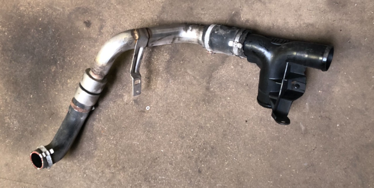 JAGUAR S TYPE 2.7 TURBO INTERCOOLER INTER COOLER PIPE HOSE TUBE