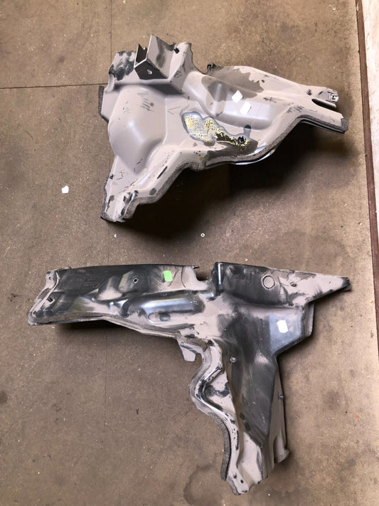 JAGUAR XE HEAT SHIELD UNDERTRAY L/R PAIR GX73-6D057/5-AC