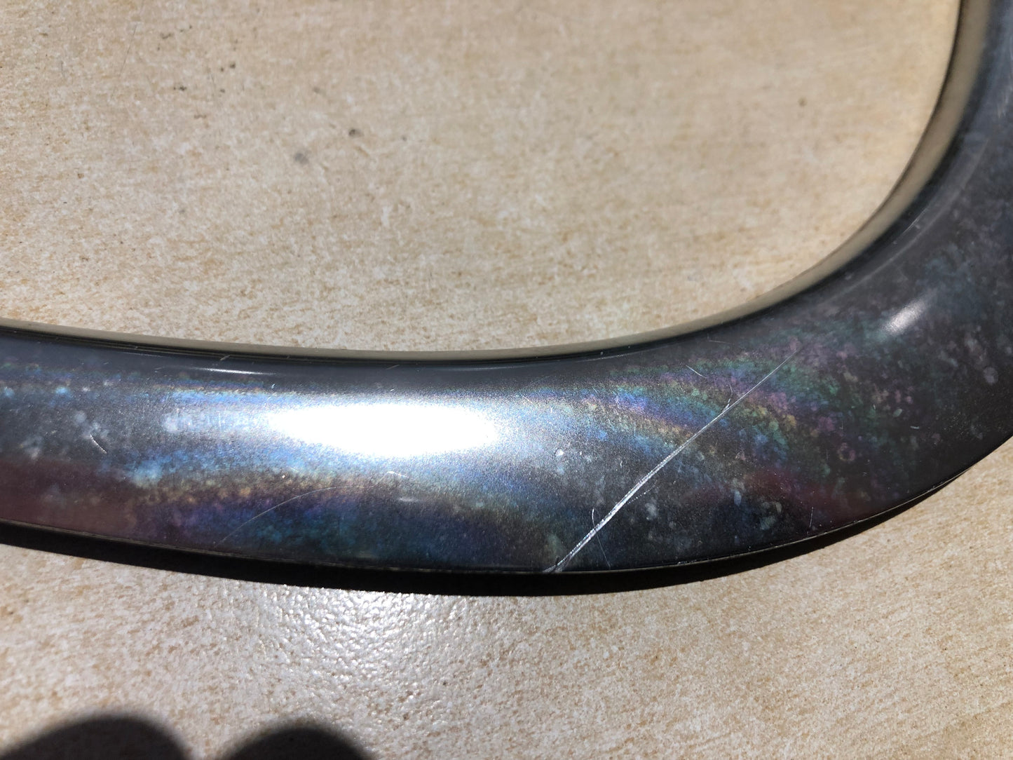 Jaguar X Type 2001-2010 Drivers Right Metal Rear Quarter Window Chrome Trim