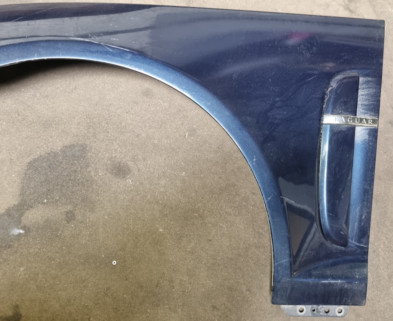 JAGUAR XF XFR 2008-2011 FRONT LEFT WING / FENDER PANEL DARK BLUE