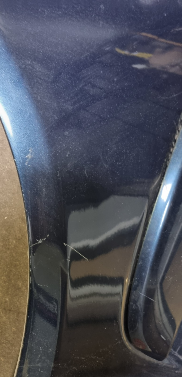 JAGUAR XF XFR 2008-2011 FRONT LEFT WING / FENDER PANEL DARK BLUE