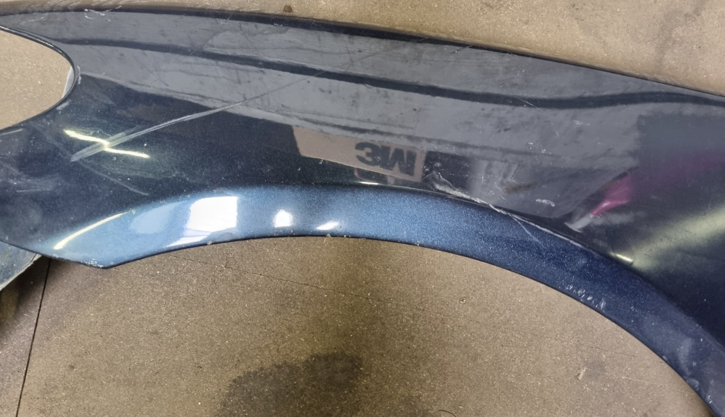 JAGUAR XF XFR 2008-2011 FRONT LEFT WING / FENDER PANEL DARK BLUE