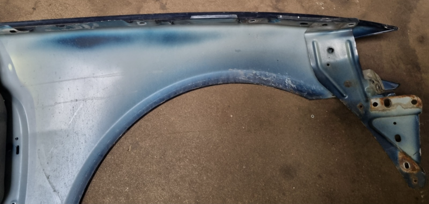 JAGUAR XF XFR 2008-2011 FRONT LEFT WING / FENDER PANEL DARK BLUE